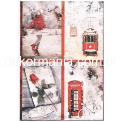 Papier ryżowy Ciao Bella A4 21*29,7cm P078